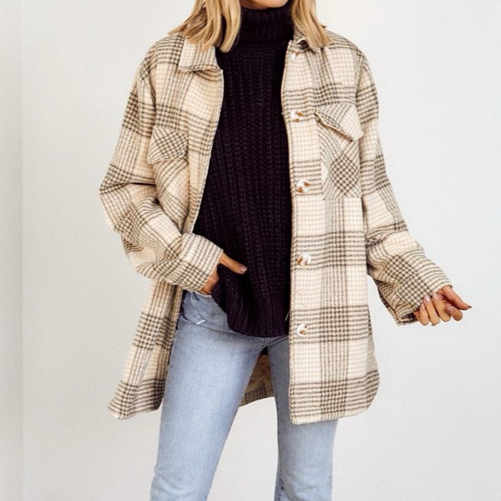 Plaid Shirt Jacket